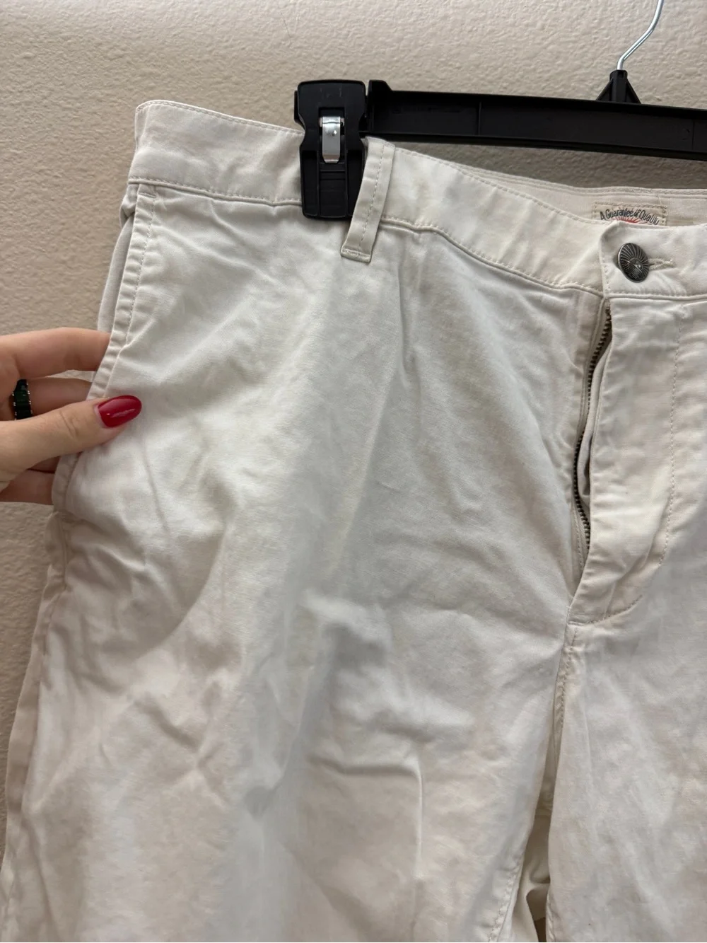 Faherty Cream Flat-Front Men's Shorts